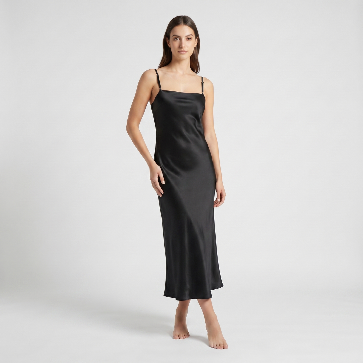 Abito Midi Vittoria – Sottoveste in Raso