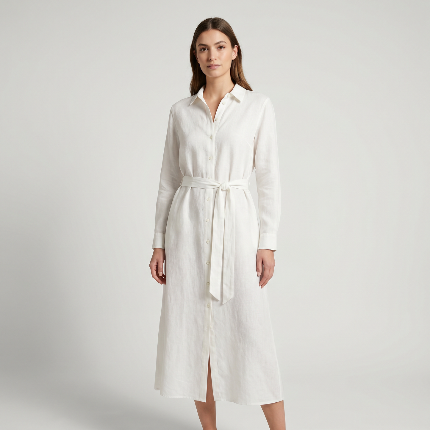 Abito Midi Giulia – Chemisier in Lino